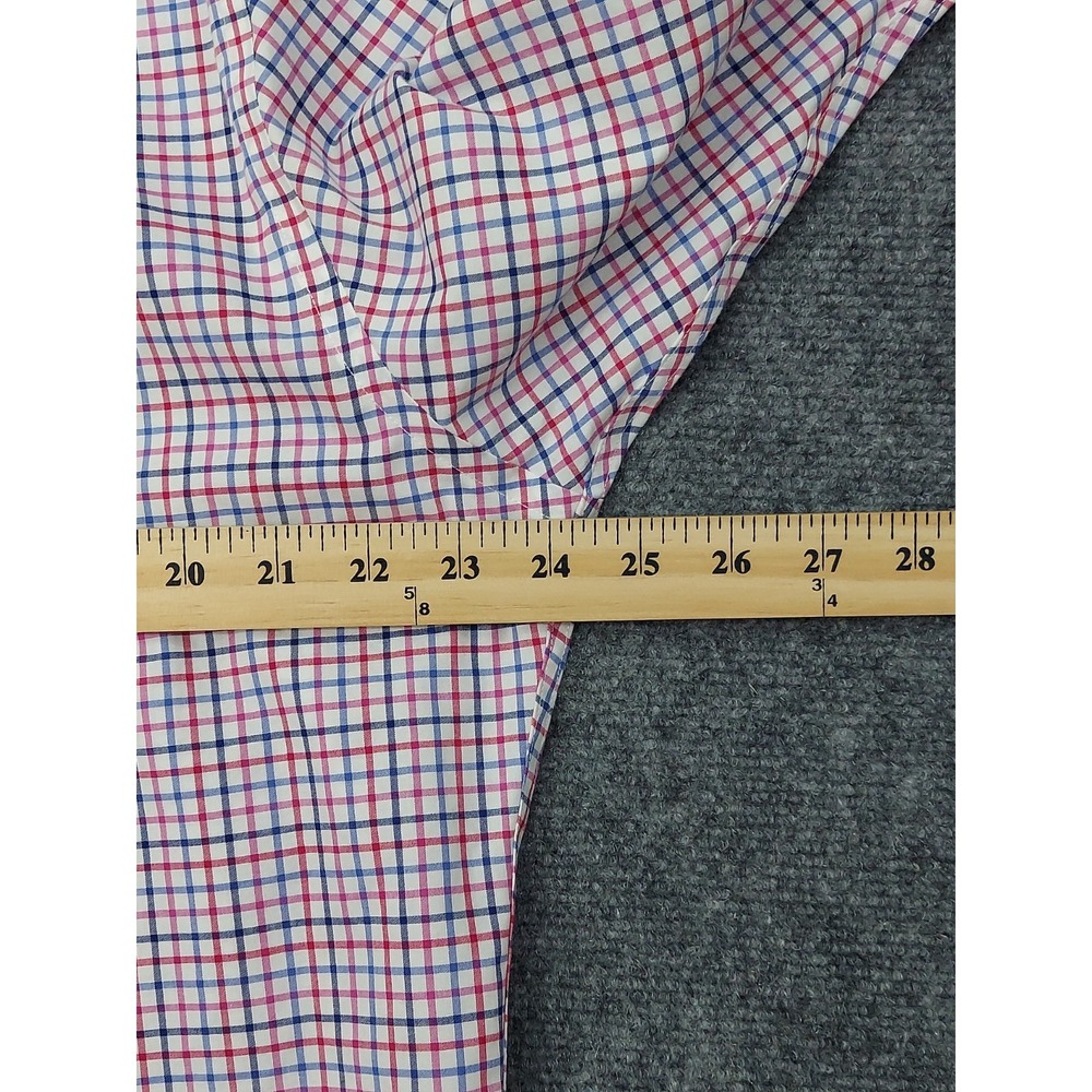 Lot 3 Ralph Lauren Shirt Men Large Blue Pink Plaid Button Down Pony Long Sleeve - Picture 10 of 16